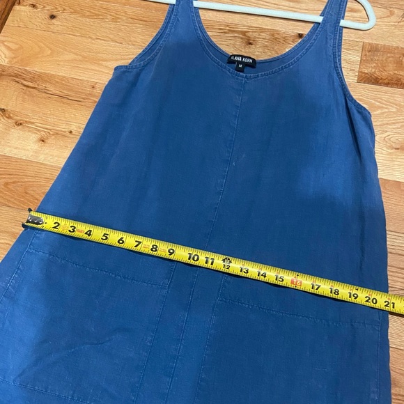 Ilana Kohn Blue Linen Gary Jumpsuit - Picture 8 of 9